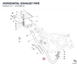 HORIZONTAL EXHAUST PIPE