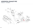 HORIZONTAL EXHAUST PIPE