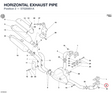 HORIZONTAL EXHAUST PIPE