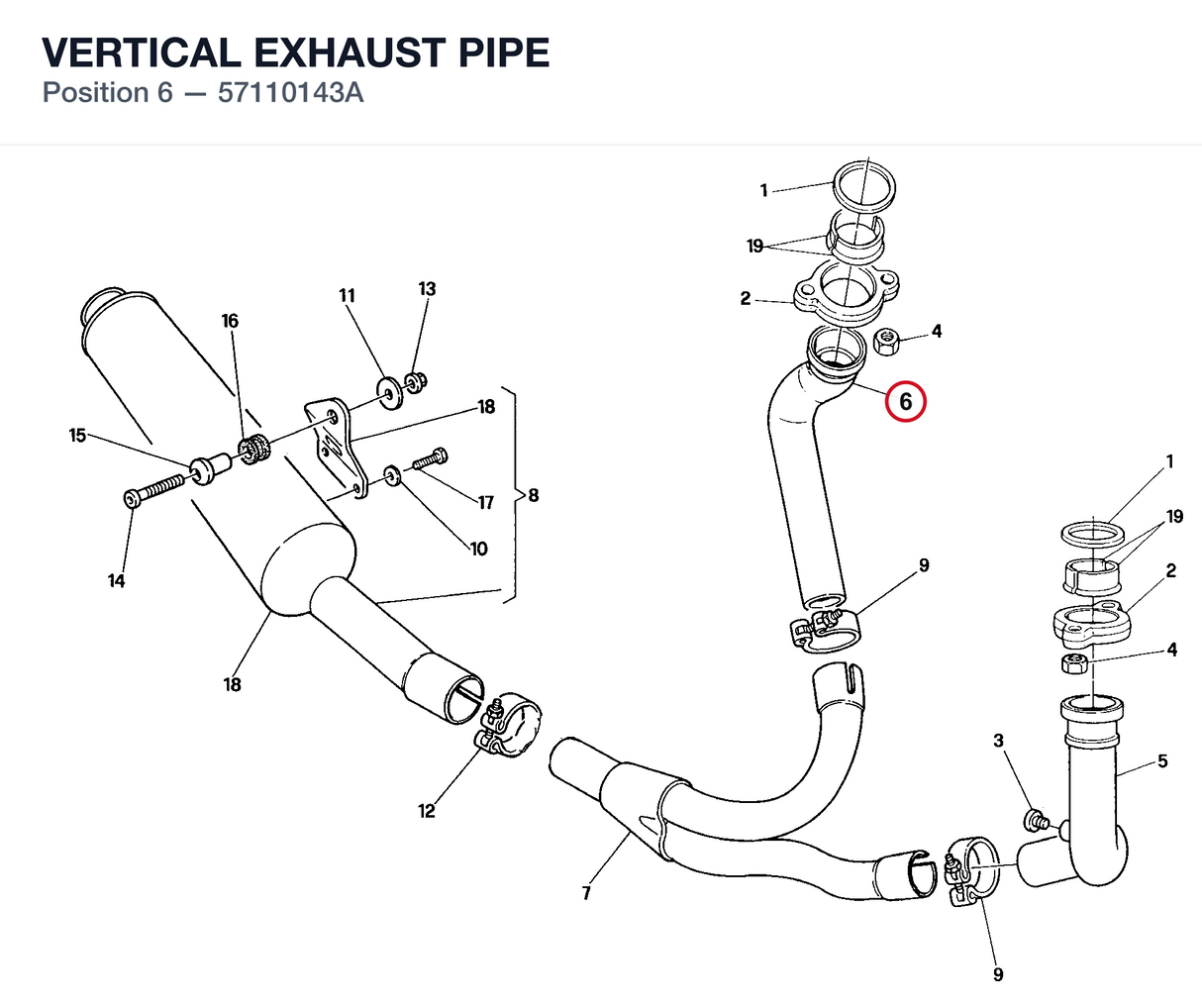 VERTICAL EXHAUST PIPE
