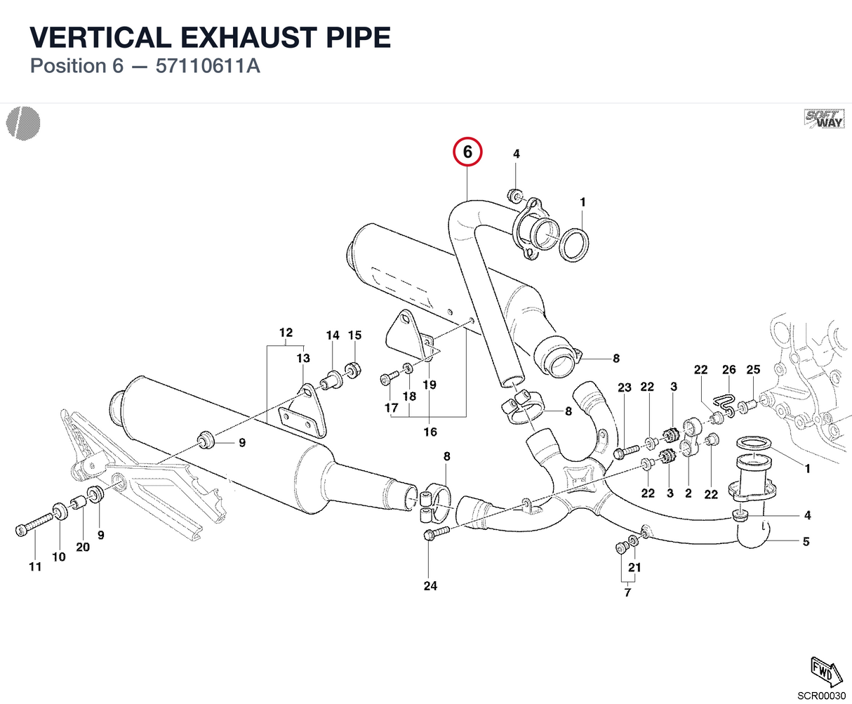 VERTICAL EXHAUST PIPE
