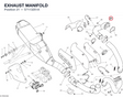 EXHAUST MANIFOLD 57113251A diagram position