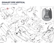 EXHAUST PIPE VERTICAL 57114422B diagram position