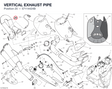 VERTICAL EXHAUST PIPE 57114424B diagram position