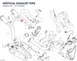 VERTICAL EXHAUST PIPE 57114852A diagram position