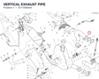 VERTICAL EXHAUST PIPE 57115083AA diagram position