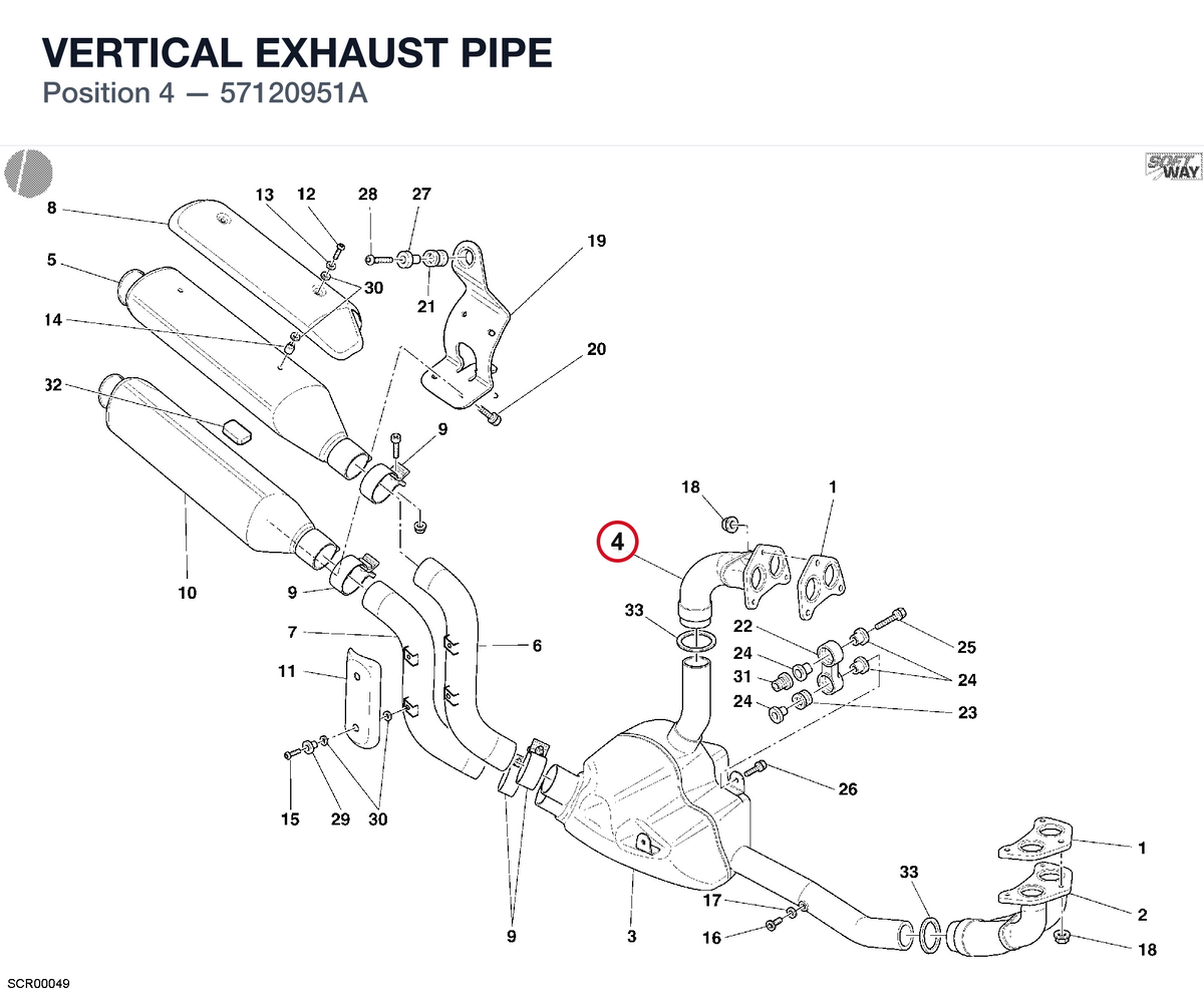 VERTICAL EXHAUST PIPE