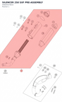 Diagram preview: SILENCER 250 SXF PRE-ASSEMBLY (A46005079033)