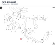 PIPE, EXHAUST