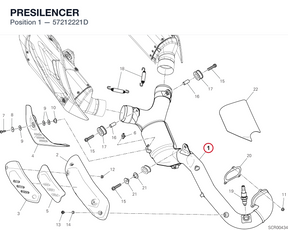 PRESILENCER 57212221D diagram position