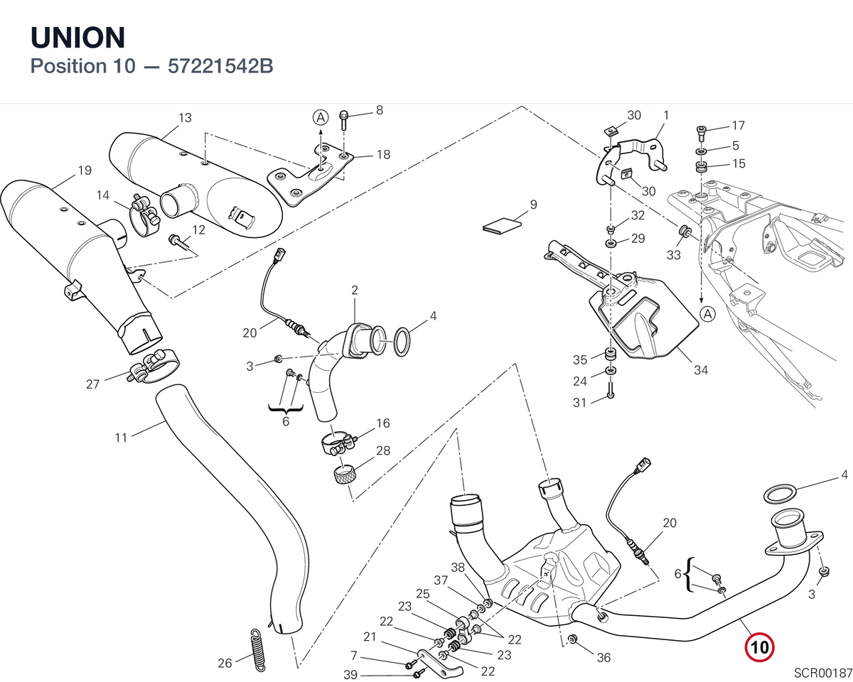 UNION 57221542B diagram position