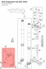 Diagram preview: Fork Protection Set EXC 2018 (7770109410030A)