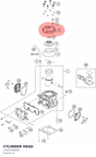Diagram preview: CYLINDER HEAD (51630106000)