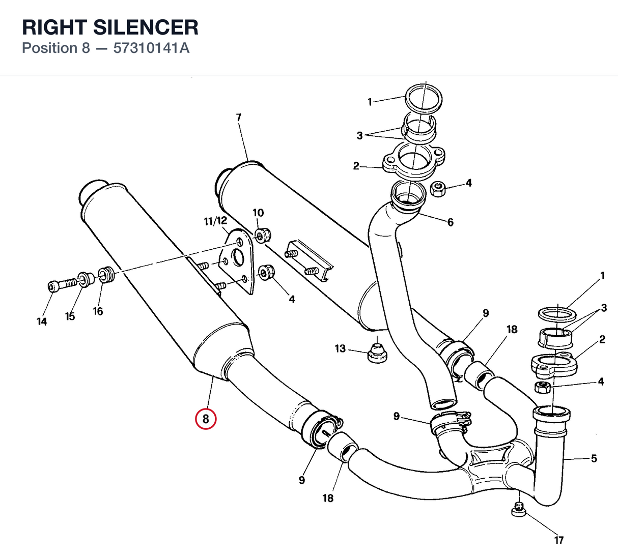 RIGHT SILENCER