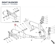 RIGHT SILENCER 57310353A diagram position