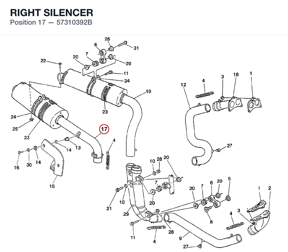 RIGHT SILENCER