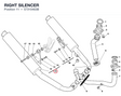 RIGHT SILENCER 57310463B diagram position