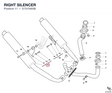 RIGHT SILENCER 57310465B diagram position