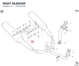 RIGHT SILENCER 57310471B diagram position