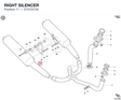 RIGHT SILENCER 57310472A diagram position
