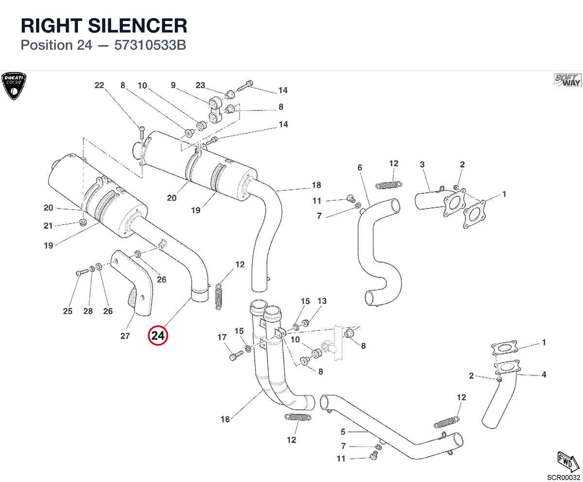 RIGHT SILENCER