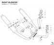 RIGHT SILENCER 57310581A diagram position