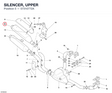 SILENCER, UPPER 57310772A diagram position