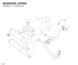 SILENCER, UPPER 57310911E diagram position