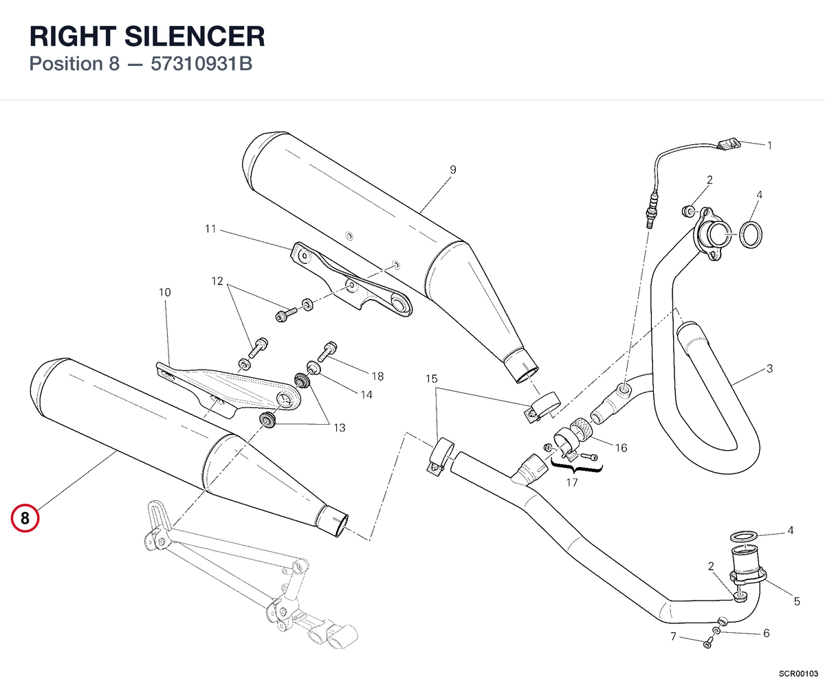 RIGHT SILENCER