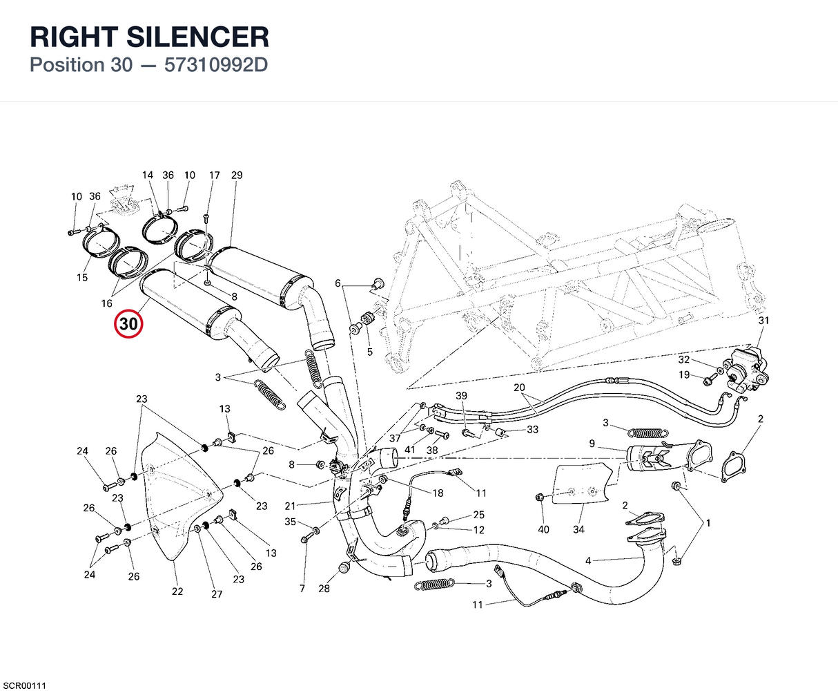 RIGHT SILENCER