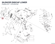 SILENCER ENDCAP LOWER 57312431AA diagram position