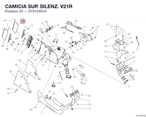 CAMICIA SUP. SILENZ. V21R 57312461A diagram position