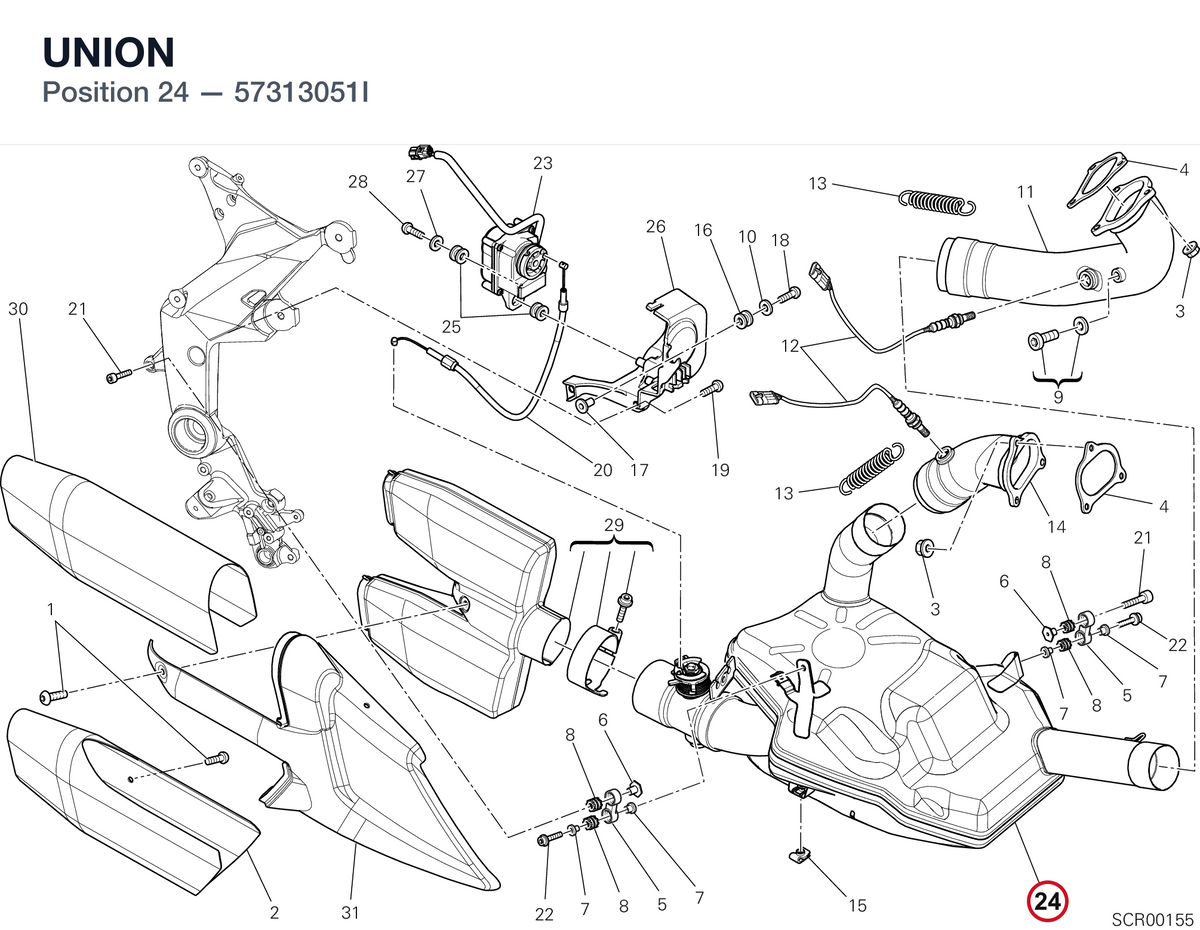 UNION 57313051I diagram position