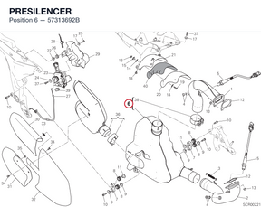 PRESILENCER 57313692B diagram position