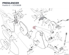 PRESILENCER 57313693B diagram position