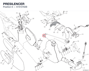 PRESILENCER 57313782B diagram position