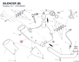 SILENCER (B) 57313832C diagram position