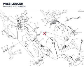 PRESILENCER 57314162A diagram position