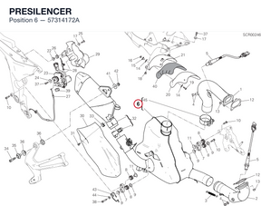 PRESILENCER 57314172A diagram position