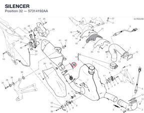 SILENCER 57314192AA diagram position