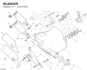 SILENCER 57314732C diagram position