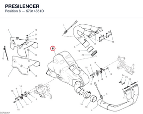 PRESILENCER 57314851D diagram position