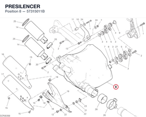 PRESILENCER 57315011B diagram position
