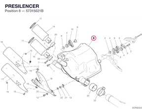 PRESILENCER 57315021B diagram position