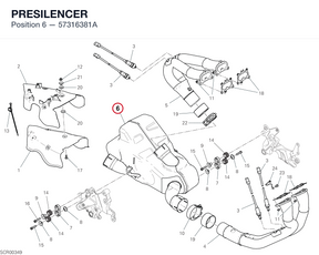 PRESILENCER 57316381A diagram position