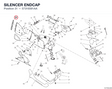 SILENCER ENDCAP 57316591AA diagram position