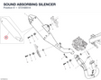 SOUND ABSORBING SILENCER 57316851A diagram position
