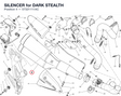 SILENCER for DARK STEALTH 57321111AC diagram position