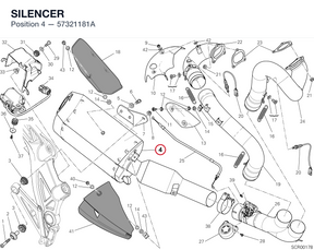 SILENCER 57321181A diagram position