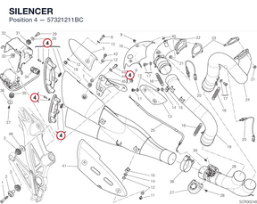 SILENCER 57321211BC diagram position